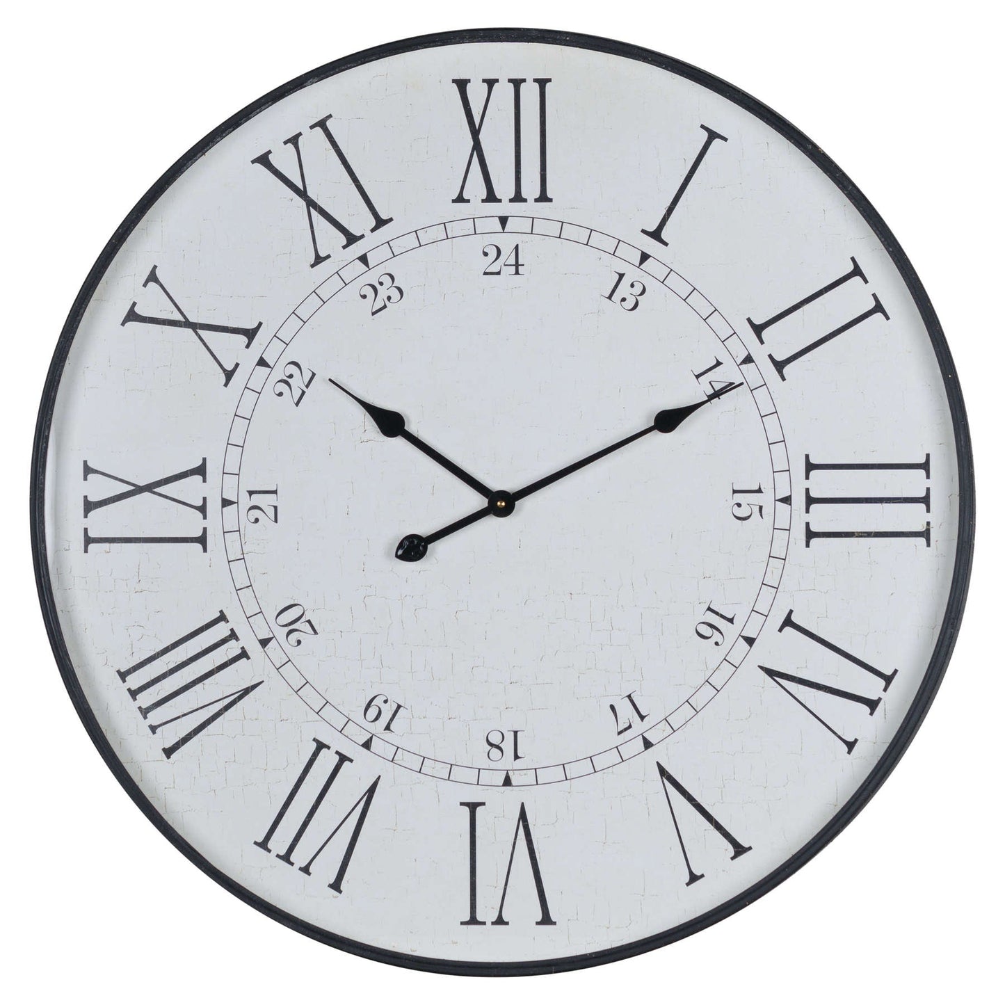 Large Embossed Station Clock (19479) By Hill Interiors