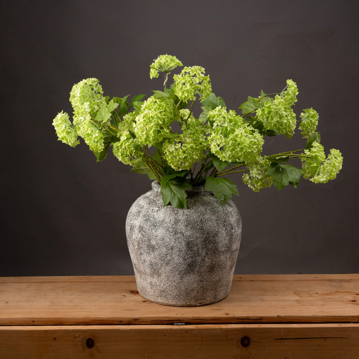 Green Viburnum Spray (19591) By Hill Interiors
