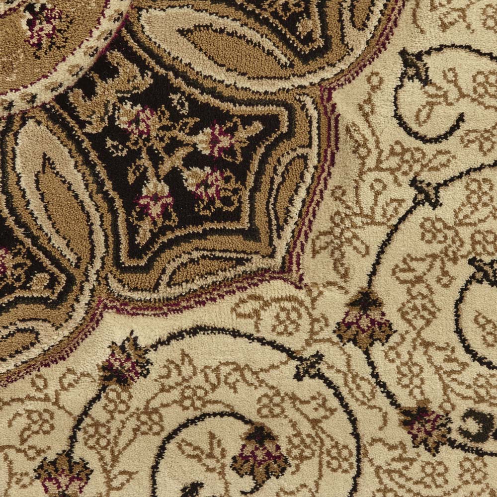 Heritage 4400 Black/Cream Rug