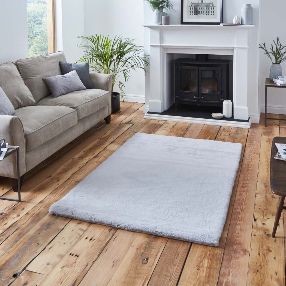Teddy Silver Rug