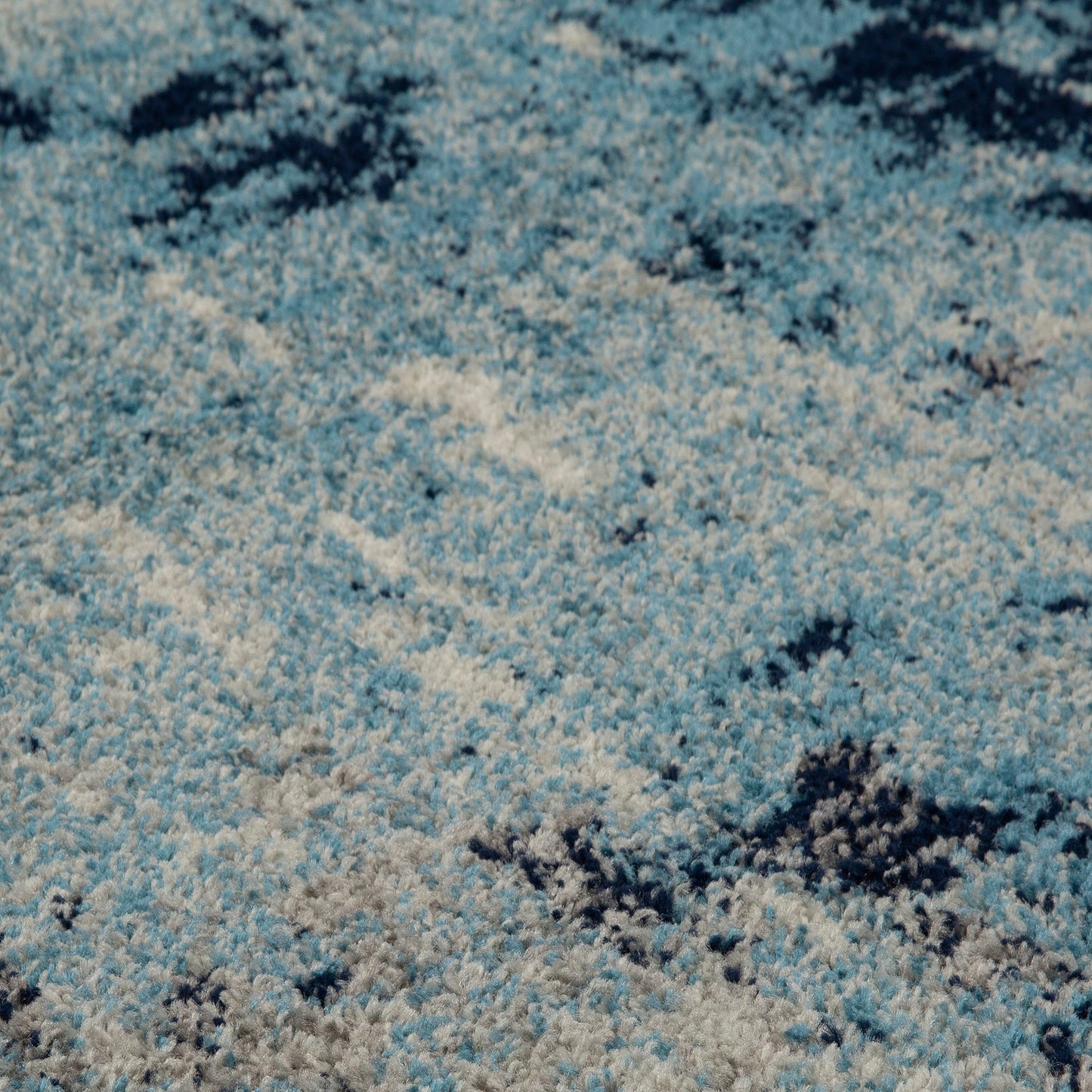 Gilbert 90 L Distressed Rug - Blue/Grey/Cream