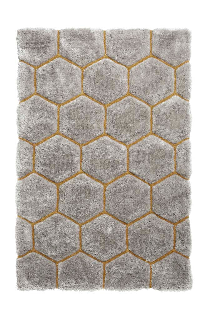 Noble House NH30782 Grey/Yellow Rug
