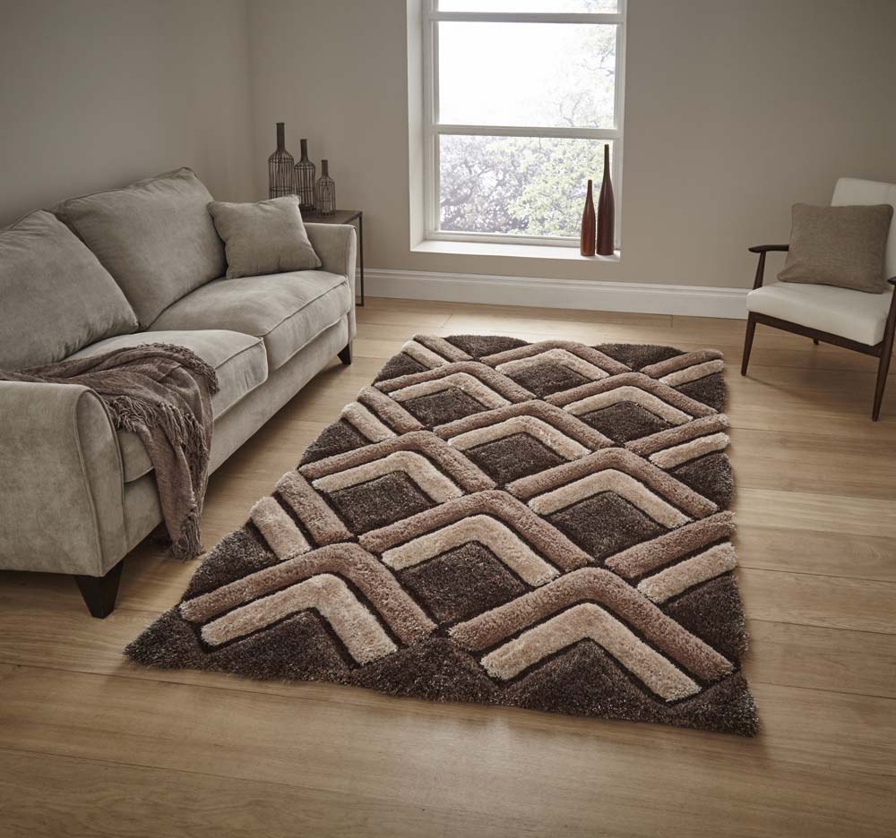 Noble House NH8199 Brown Rug