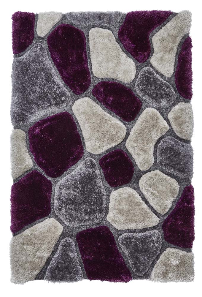 Noble House NH5858 Grey/Purple Rug