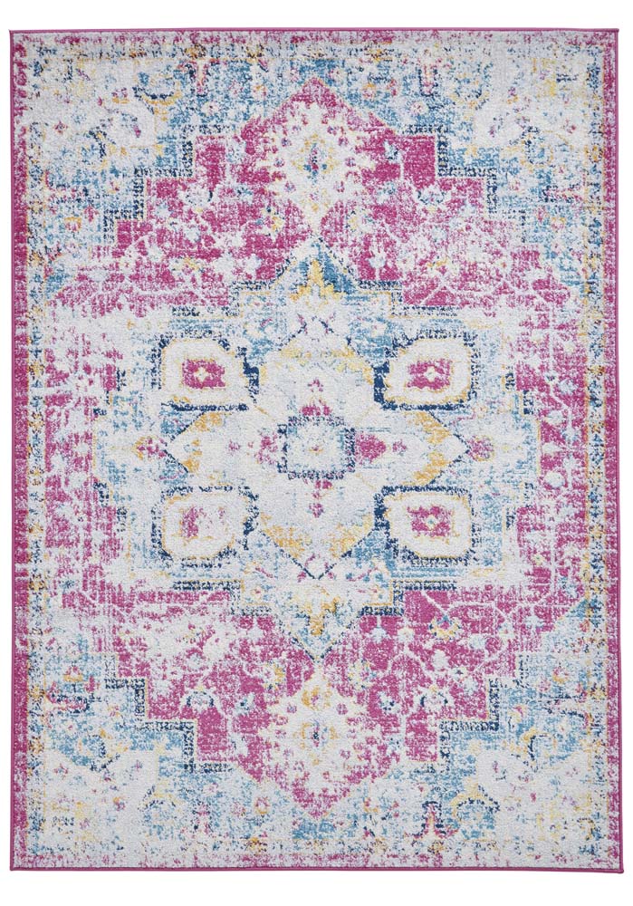 Boston G0532 Fuschia/Blue Rug