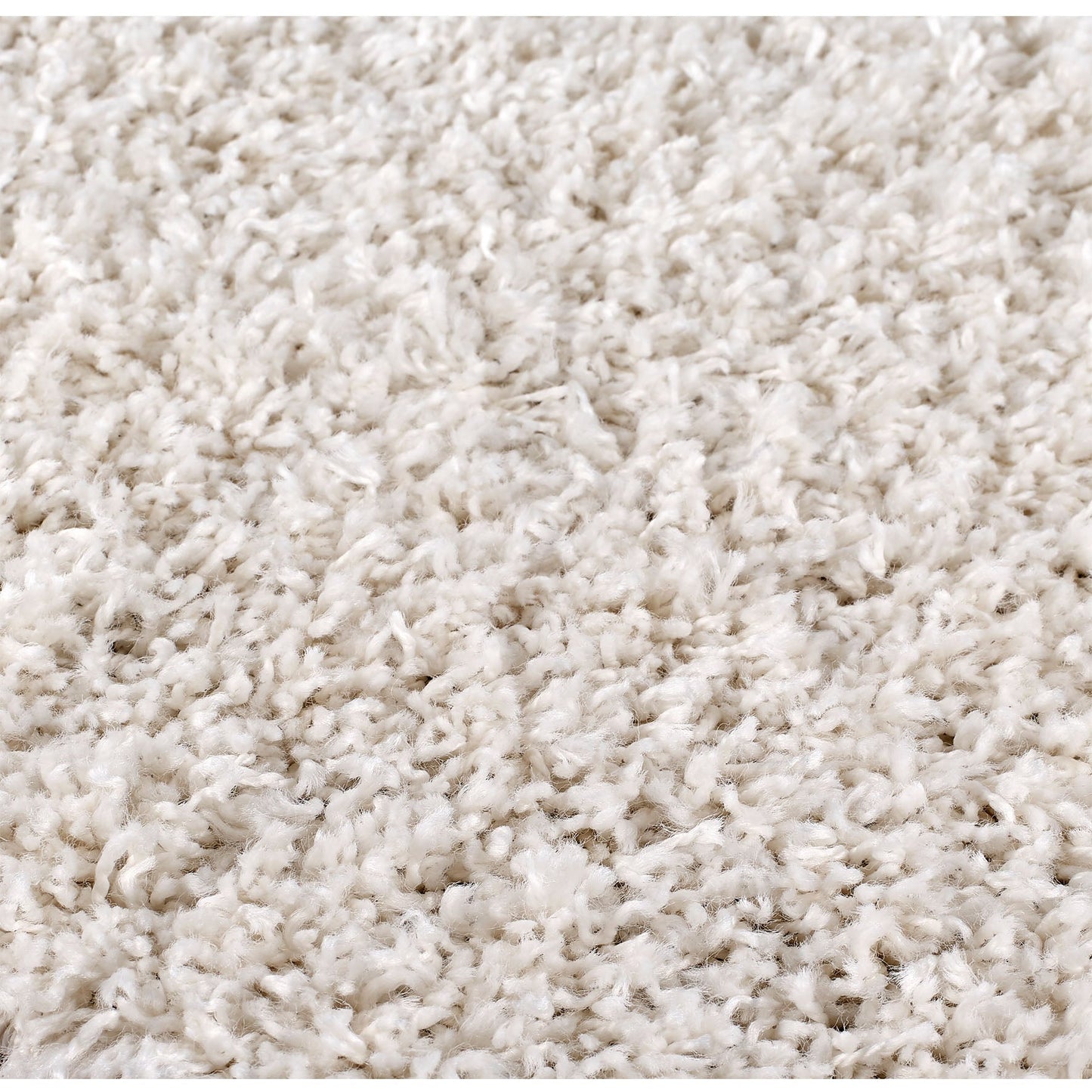 Serene Cream Plain Rug - Cream