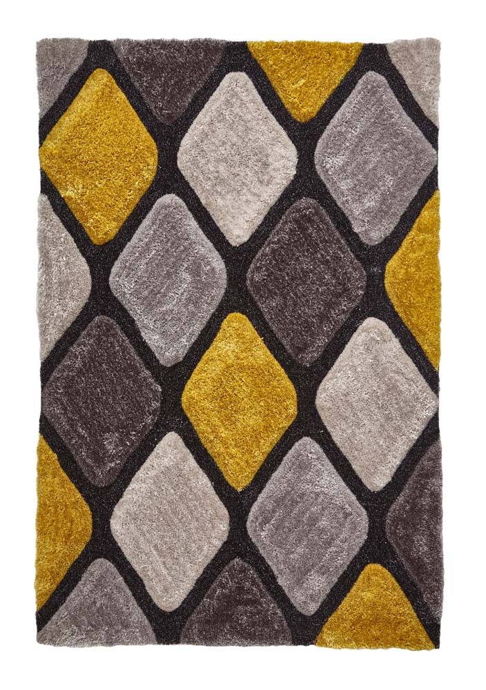 Noble House 9247 Grey/Yellow Rug