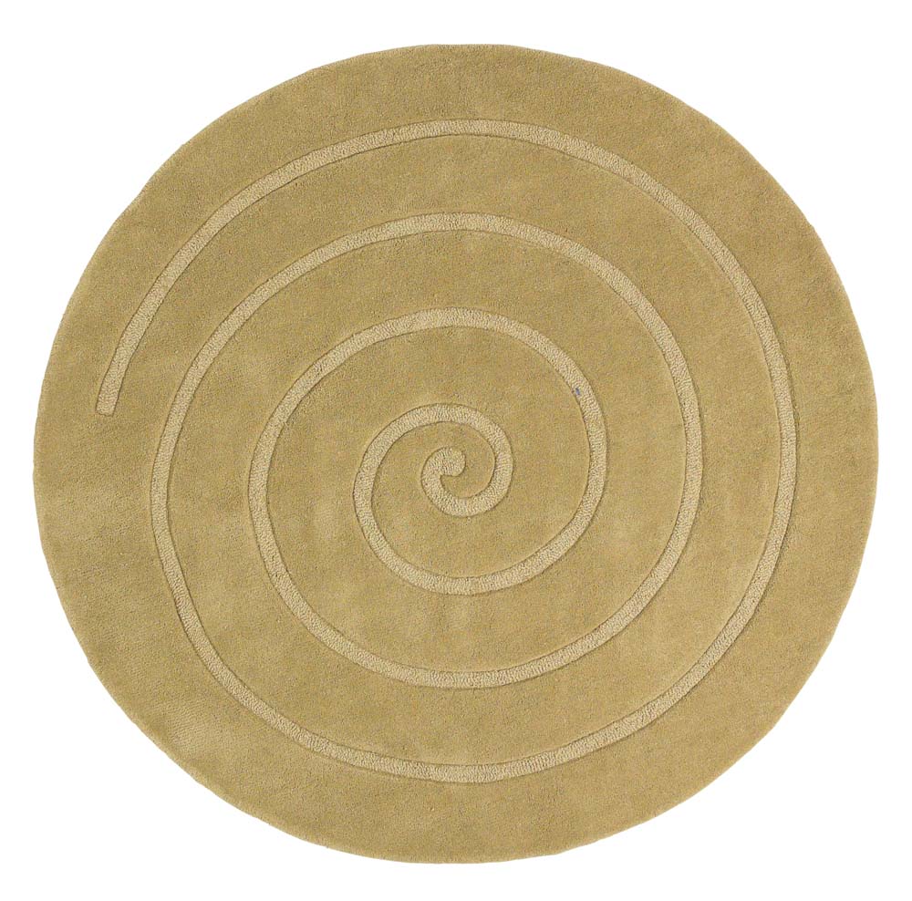 Spiral Gold Rug