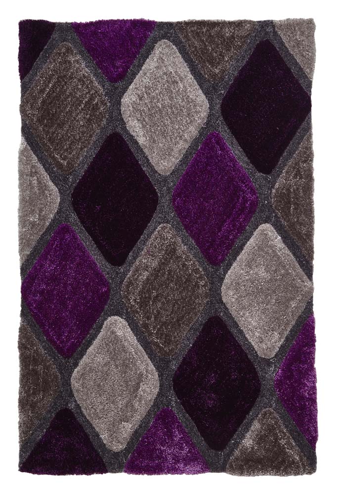 Noble House 9247 Grey/Purple Rug