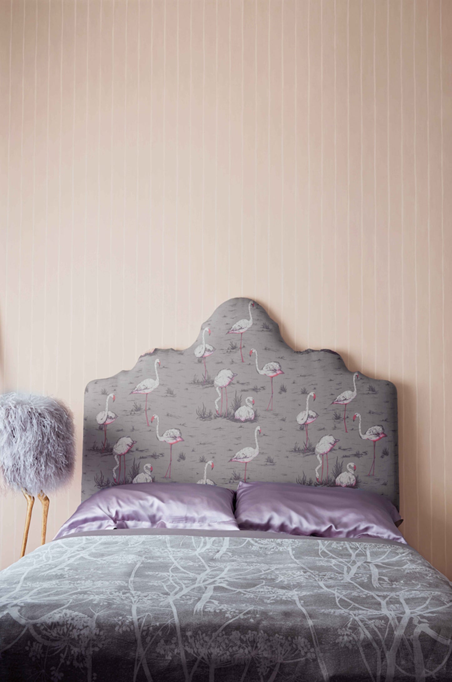 Flamingos Fabric F111/3011LU By Cole & Son