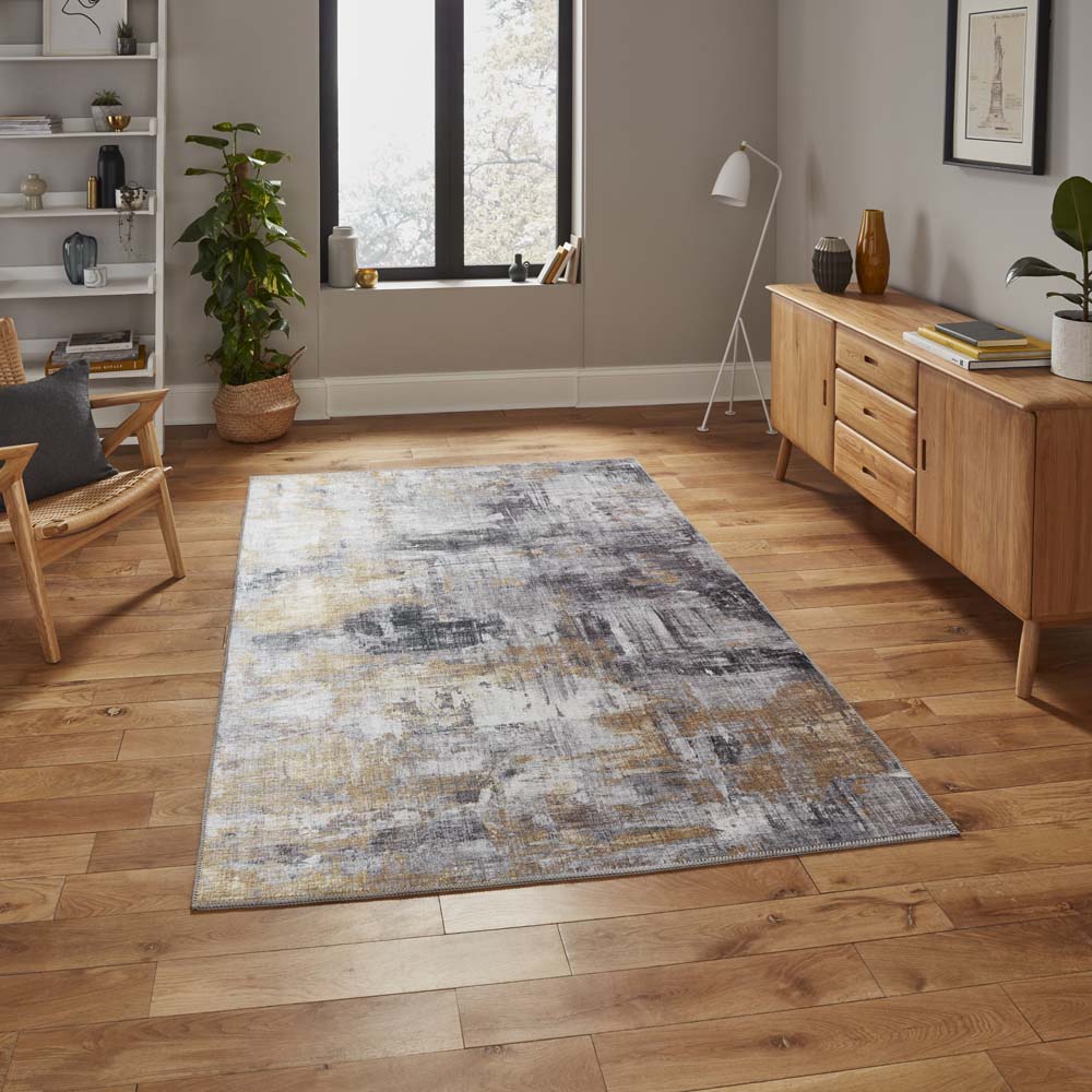 Rio G4719 Grey/Yellow Rug