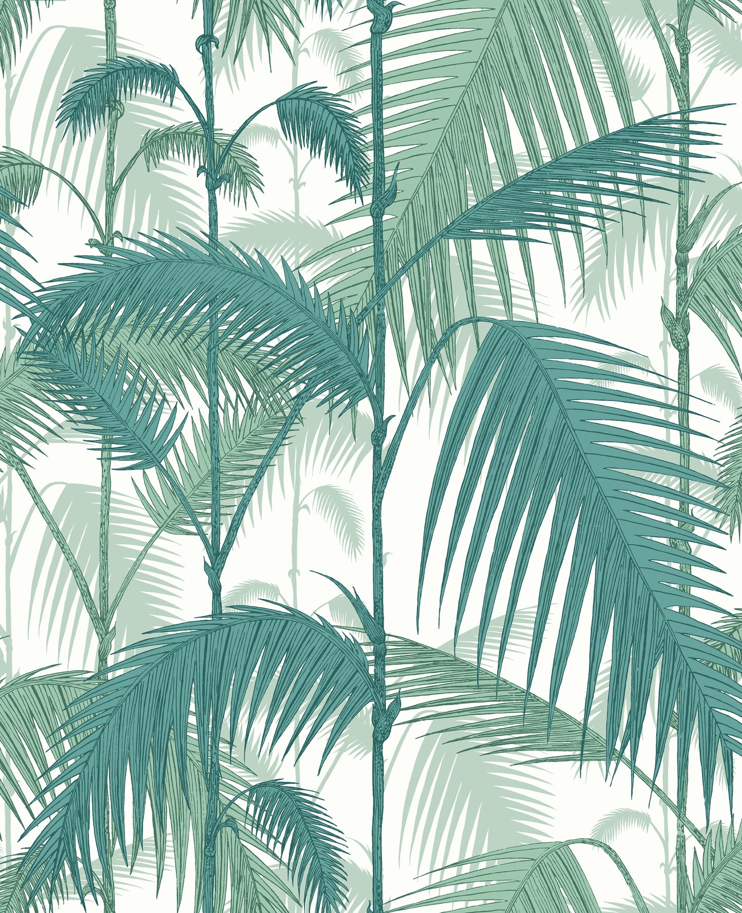 Palm Jungle Fabric F111/2005LU By Cole & Son
