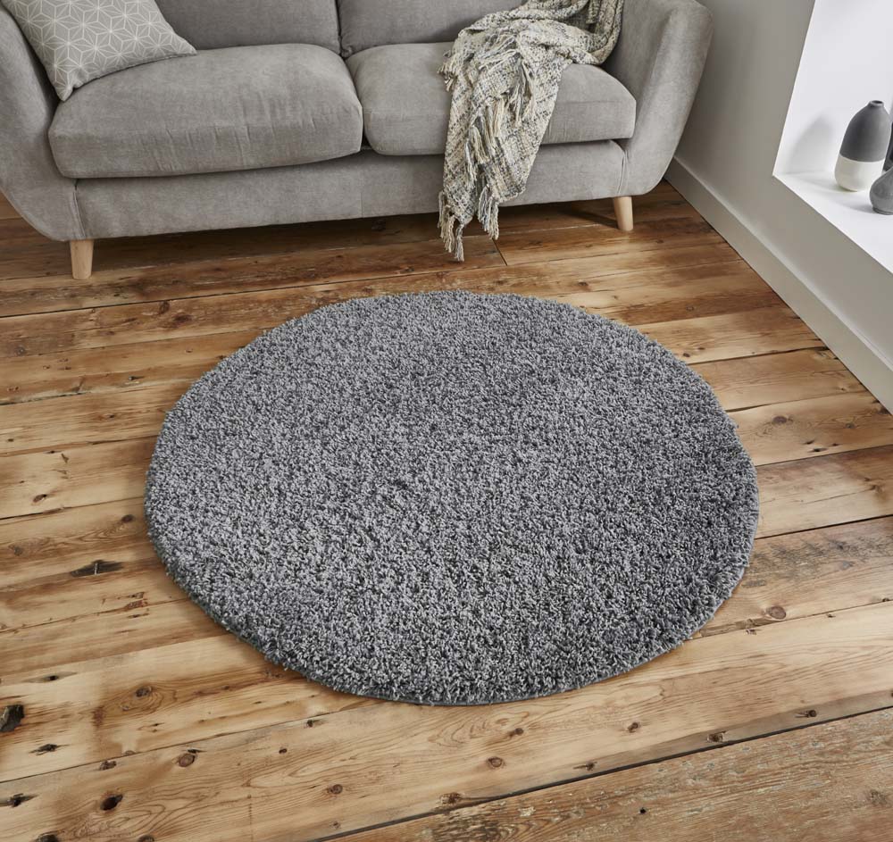 Vista 2236 Grey Circle Rug