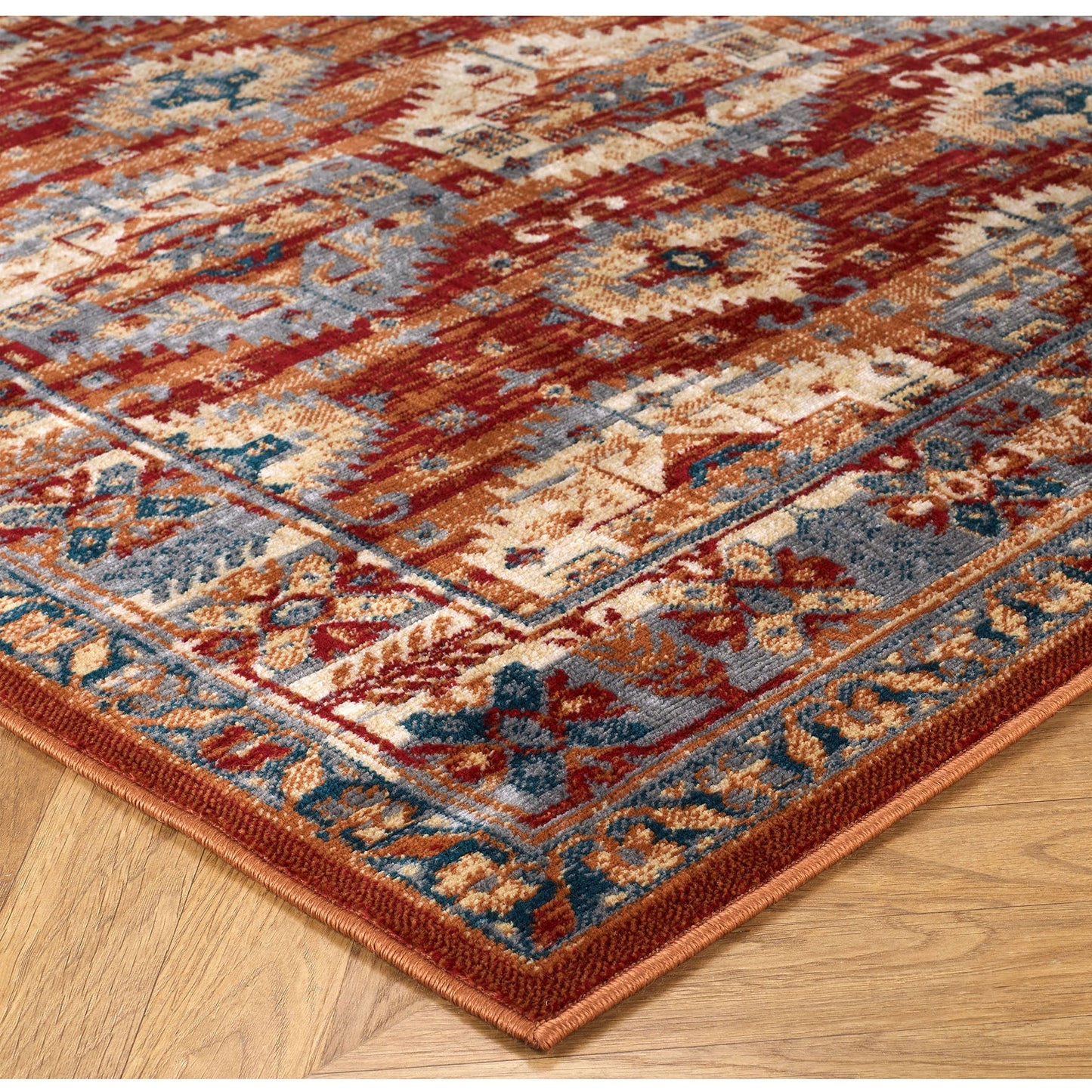Valeria 8024 R Traditional Rug - Multi