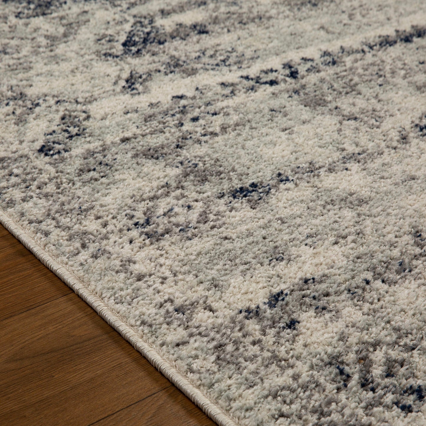 Gilbert 2061 N Traditional/Distressed Rug - Blue/Grey/Cream