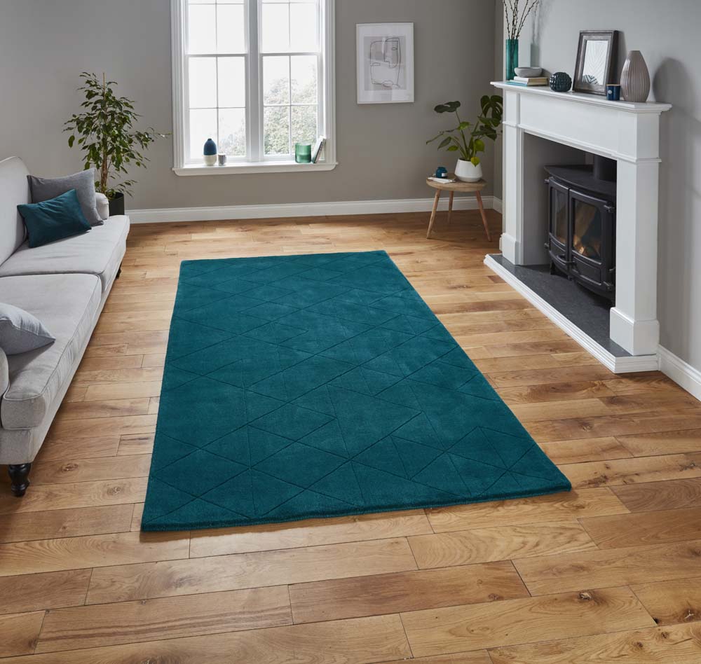 Kasbah KB2025 Dark Teal Rug