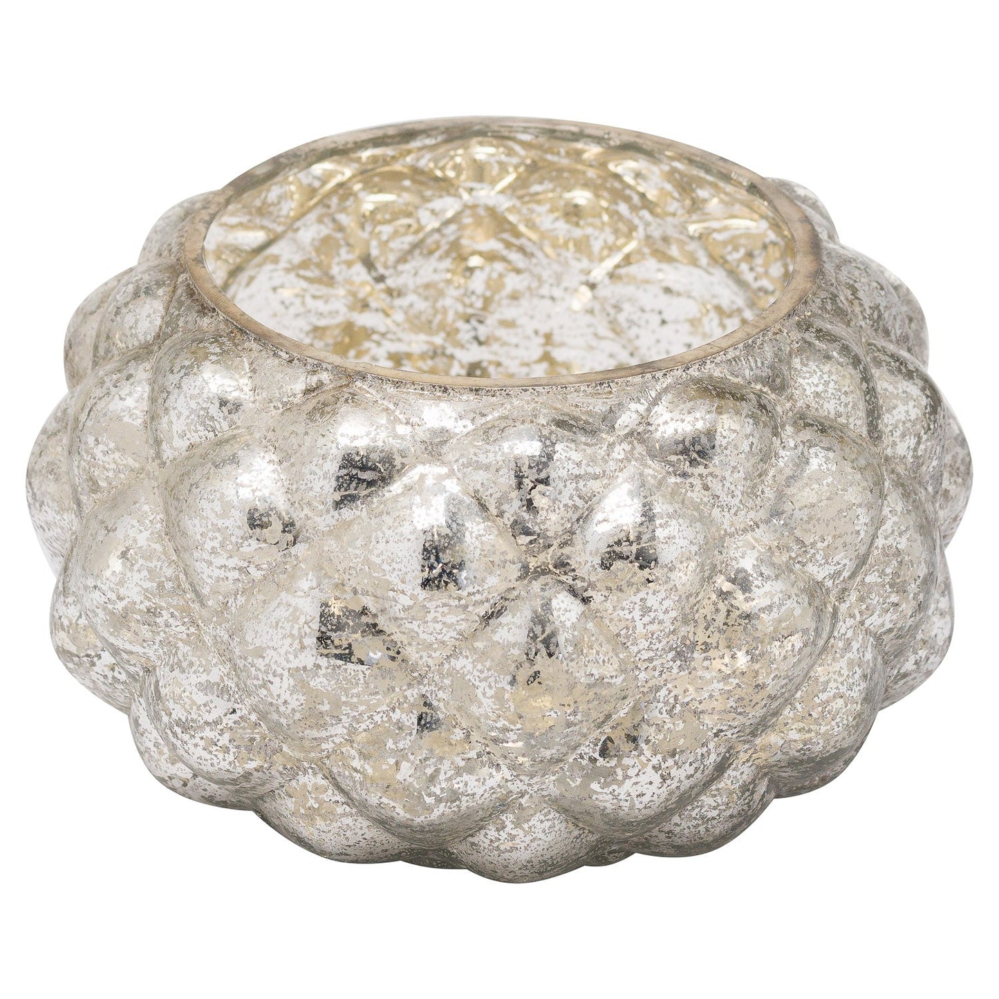 Silver Foil Effect Votive Candle Holder (20928) By Hill Interiors