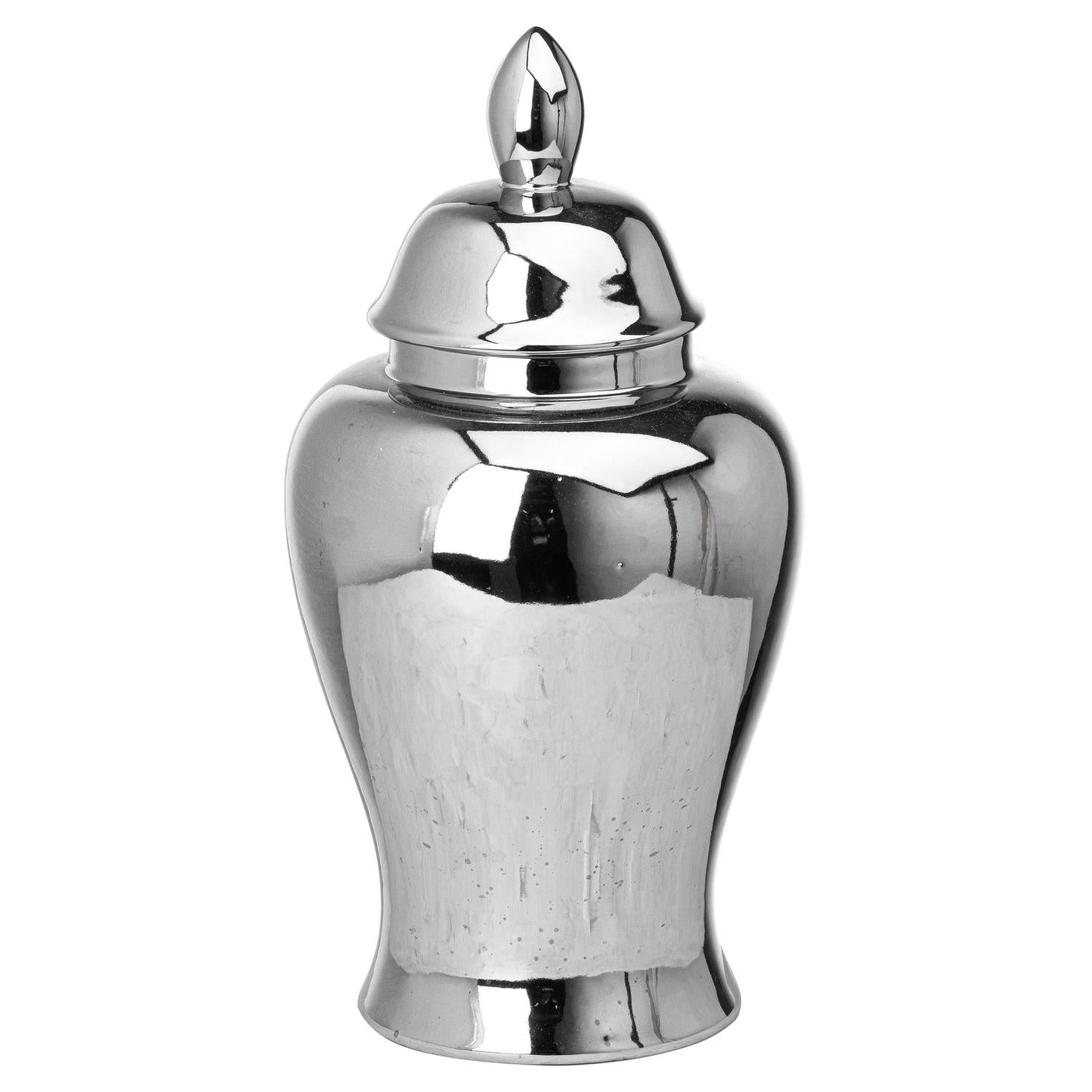 Chrome Large Ginger Jar (21514) By Hill Interiors