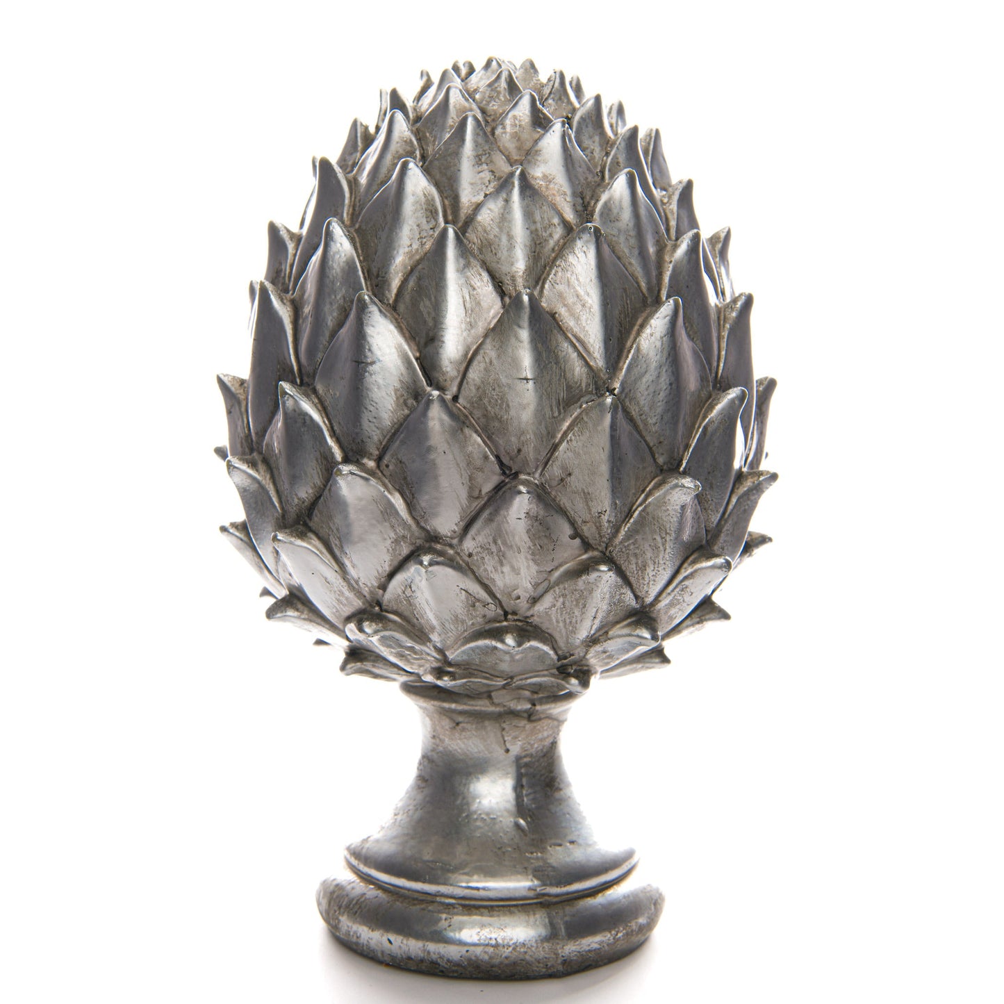 Large Silver Pinecone Finial (21733) By Hill Interiors