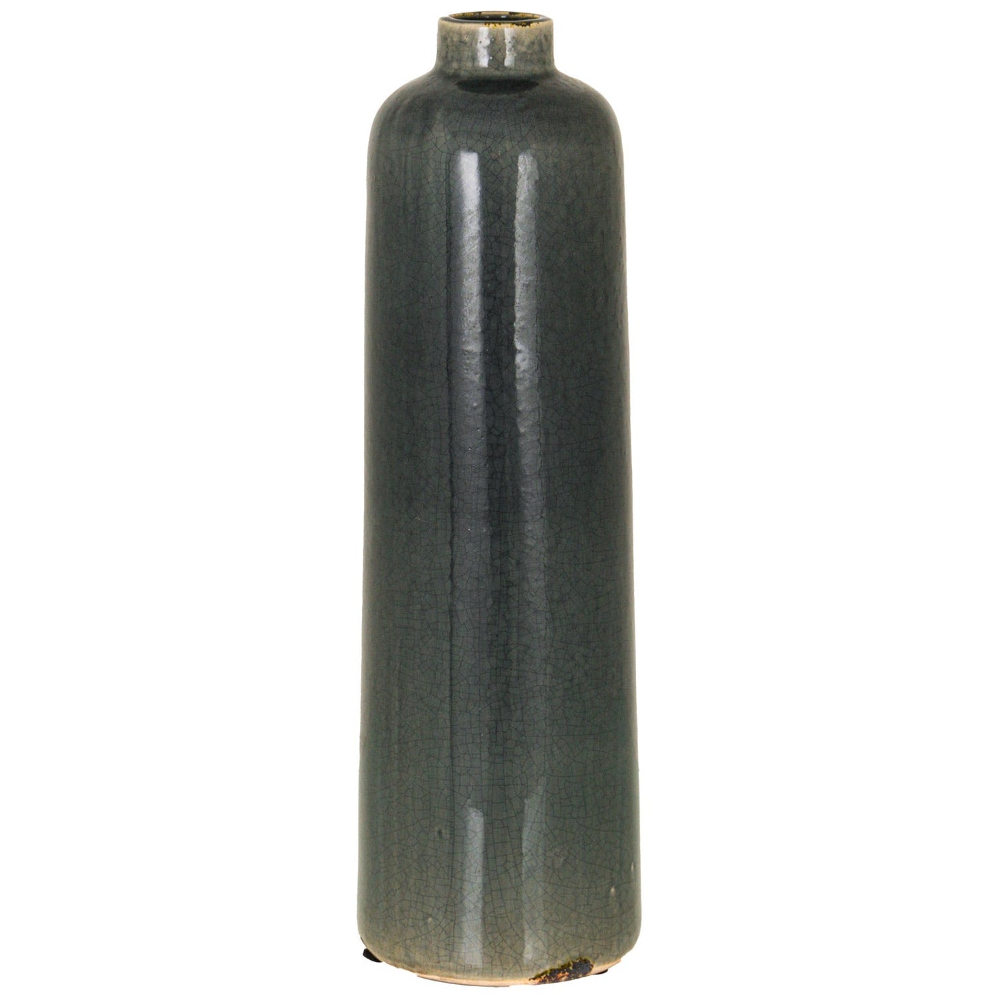 Garda Grey Glazed Raine Vase (21763) By Hill Interiors