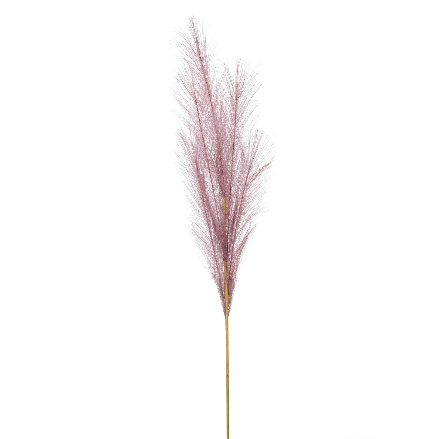 Lilac Faux Pampas Grass Stem (22101) By Hill Interiors