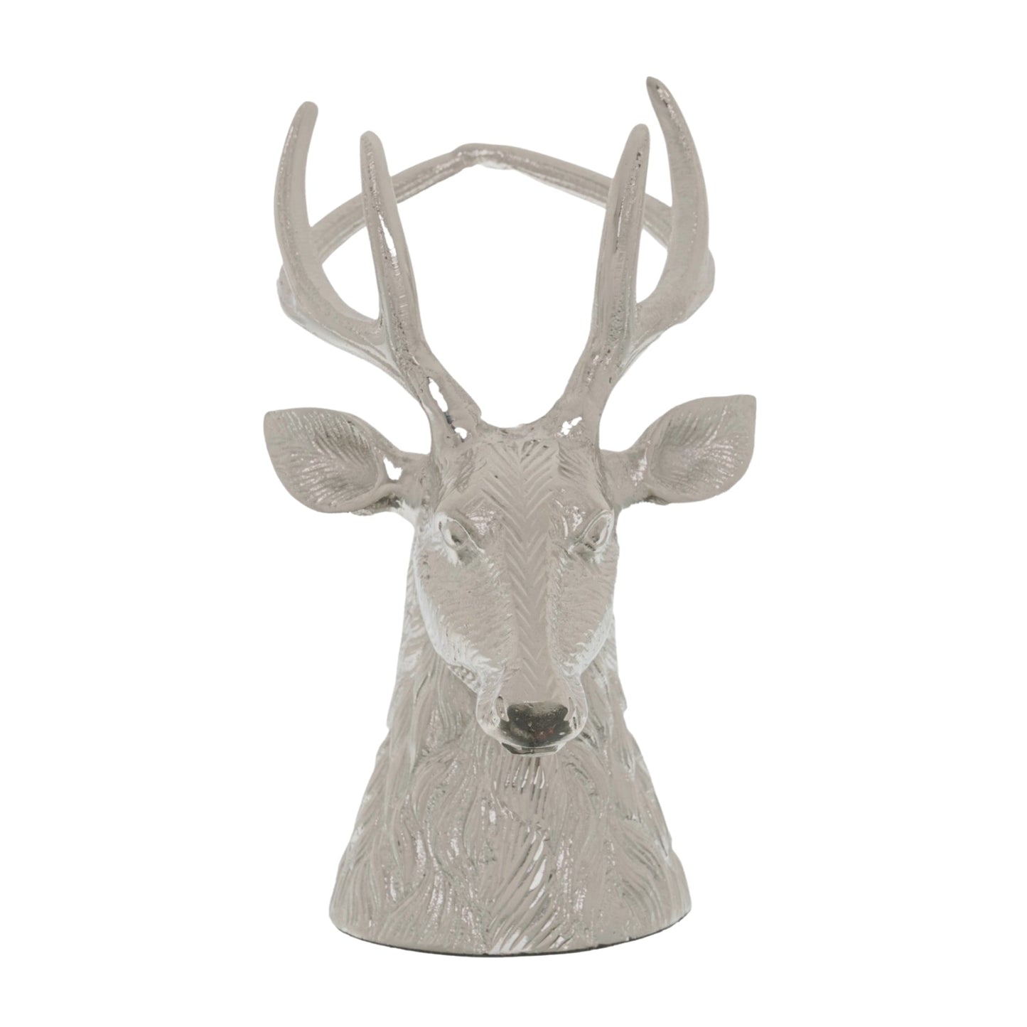 Silver Stag Wine Bottle Holder (22236) By Hill Interiors