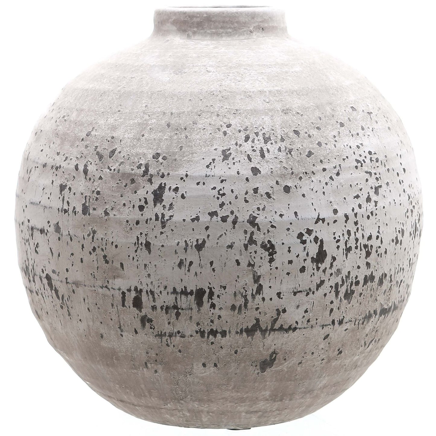 Tiber Large Stone Ceramic Vase (22246) By Hill Interiors