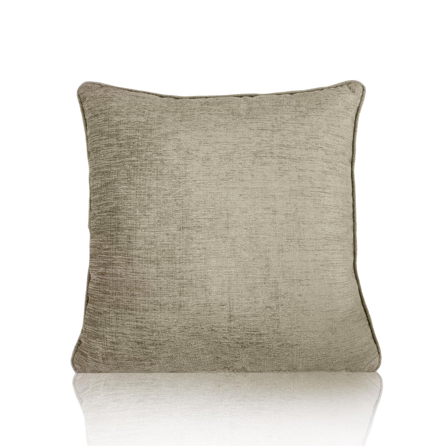 Cream Plain Chenille Cushion Covers
