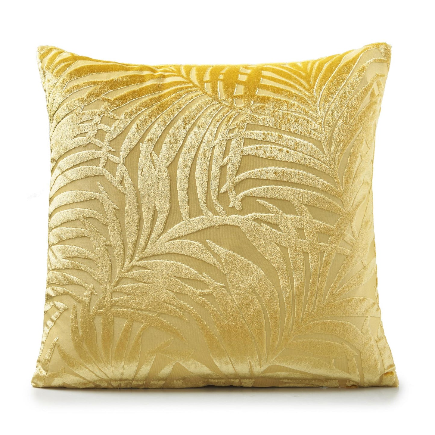 Ochre Kewi Geometric Chenille Cushion Covers