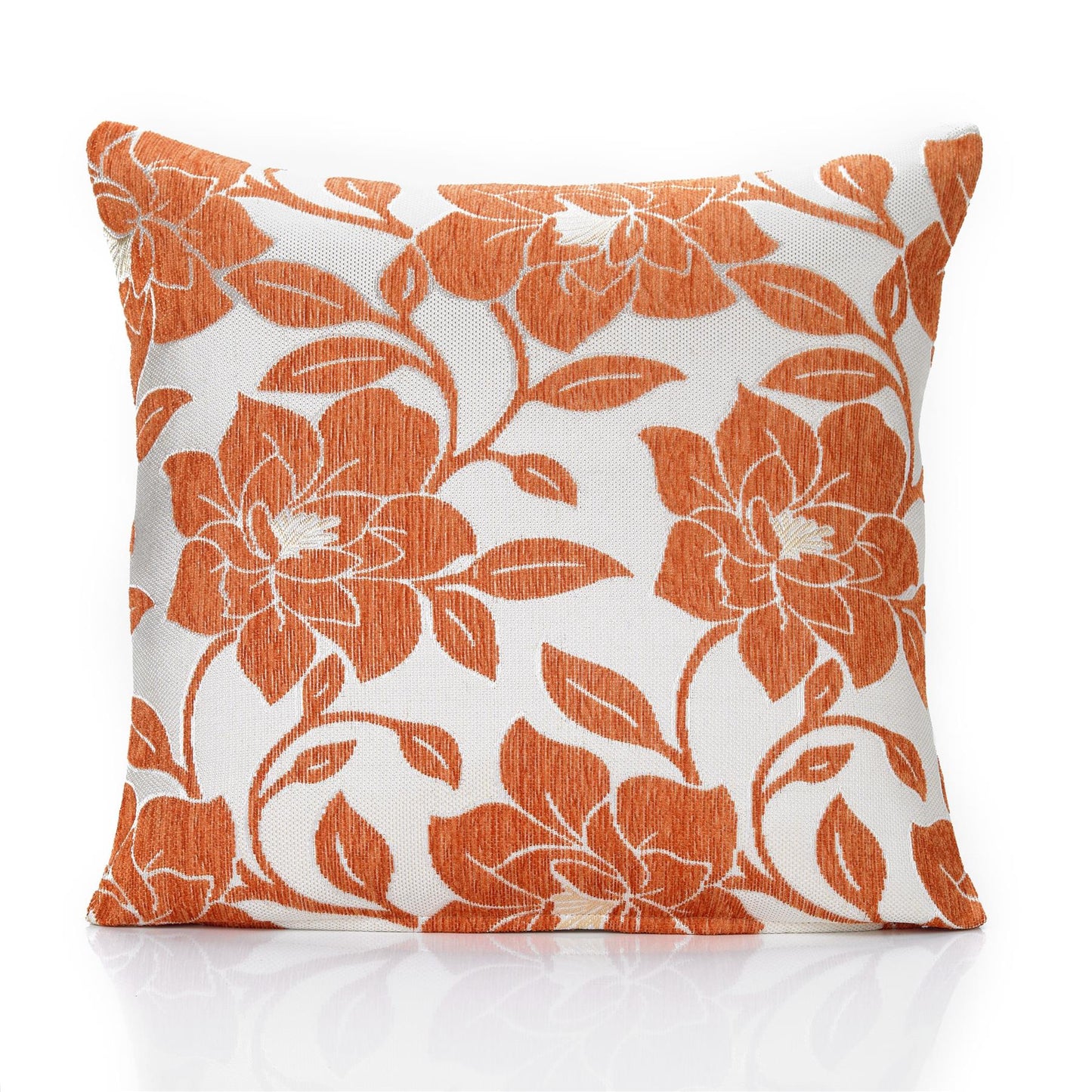 Orange Peonie Cushion Cover