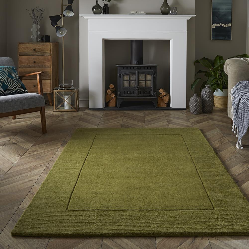 Esme Olive Wool Rug