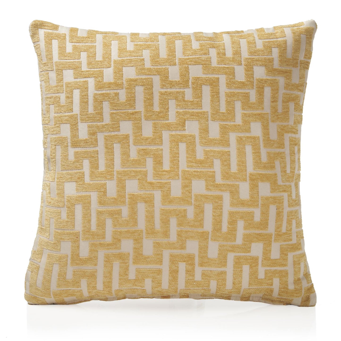 Ochre Novo Chenille Cushion Covers