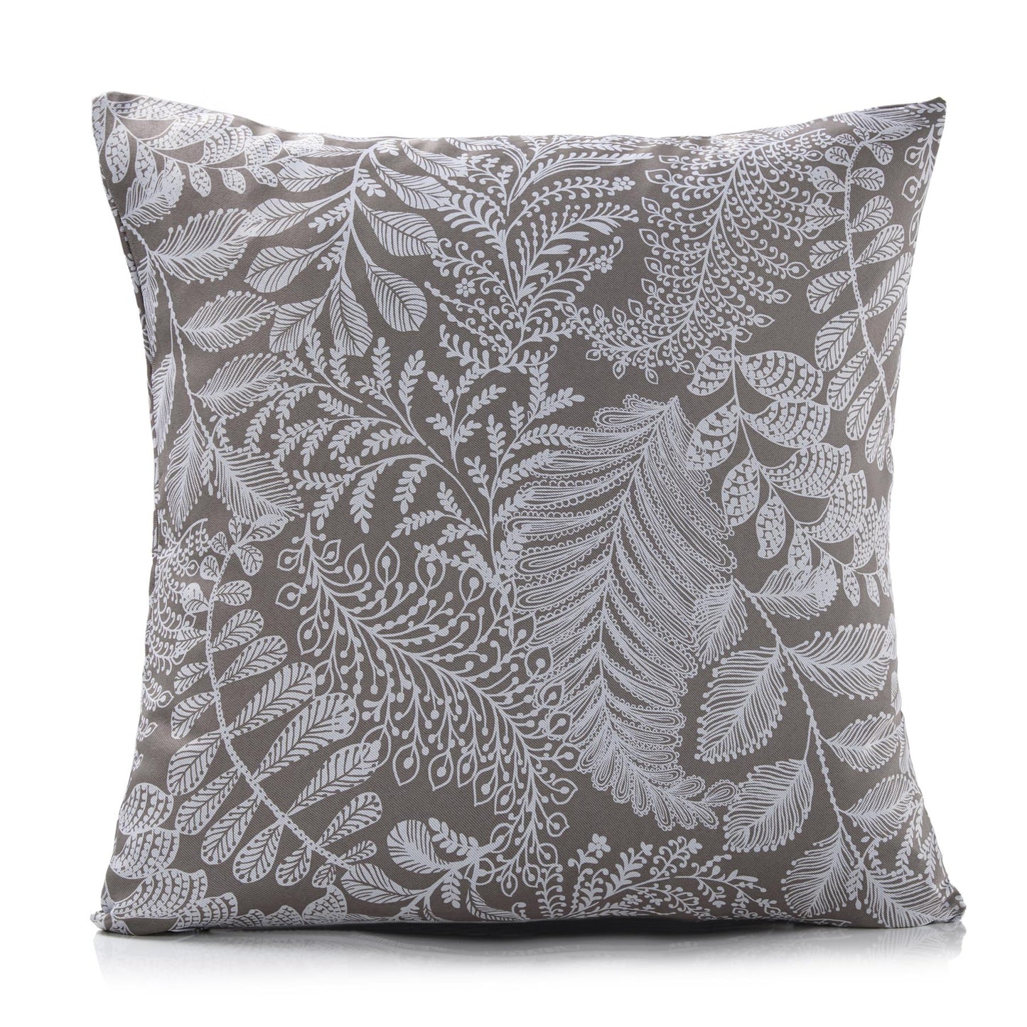 Latte Fern Cushion Covers