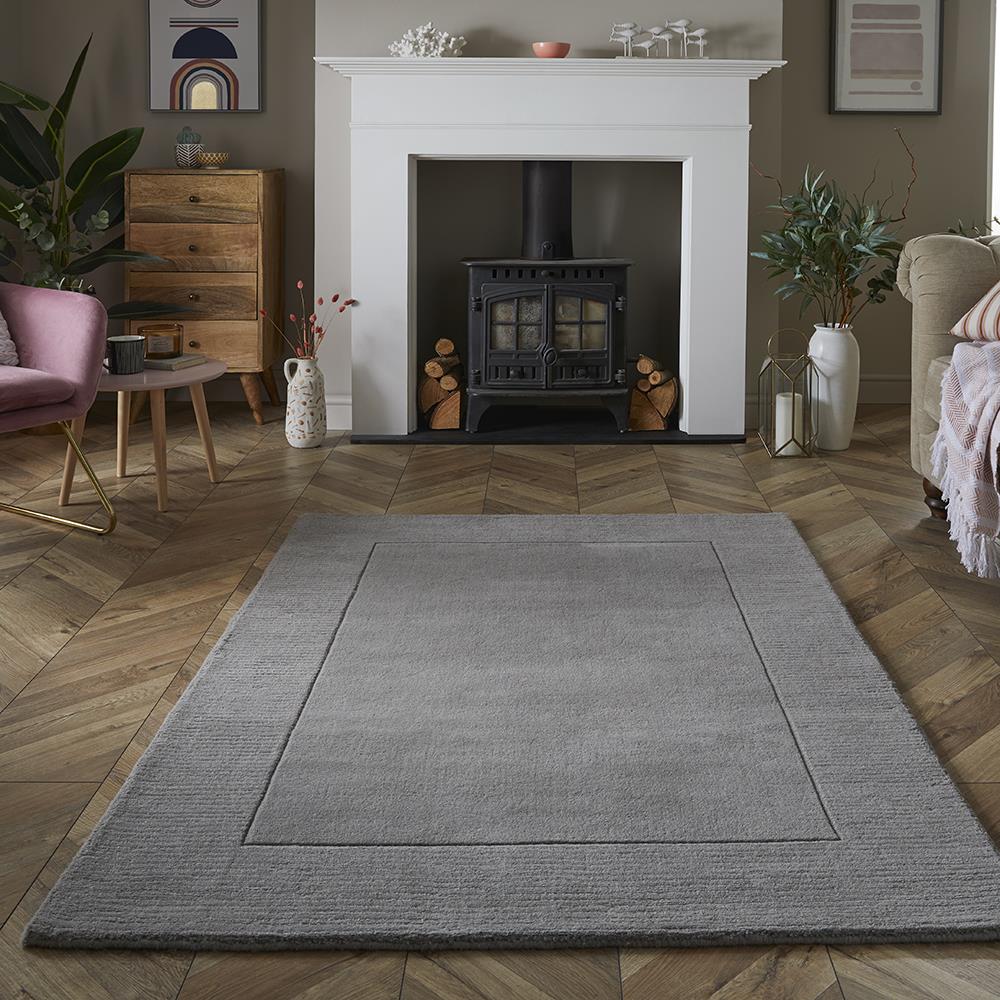 Esme Silver Wool Rug