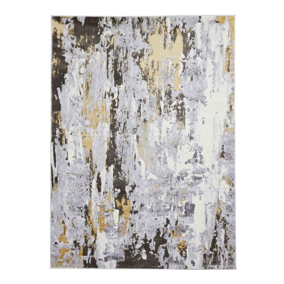 Apollo GR580 Grey/Gold Rug