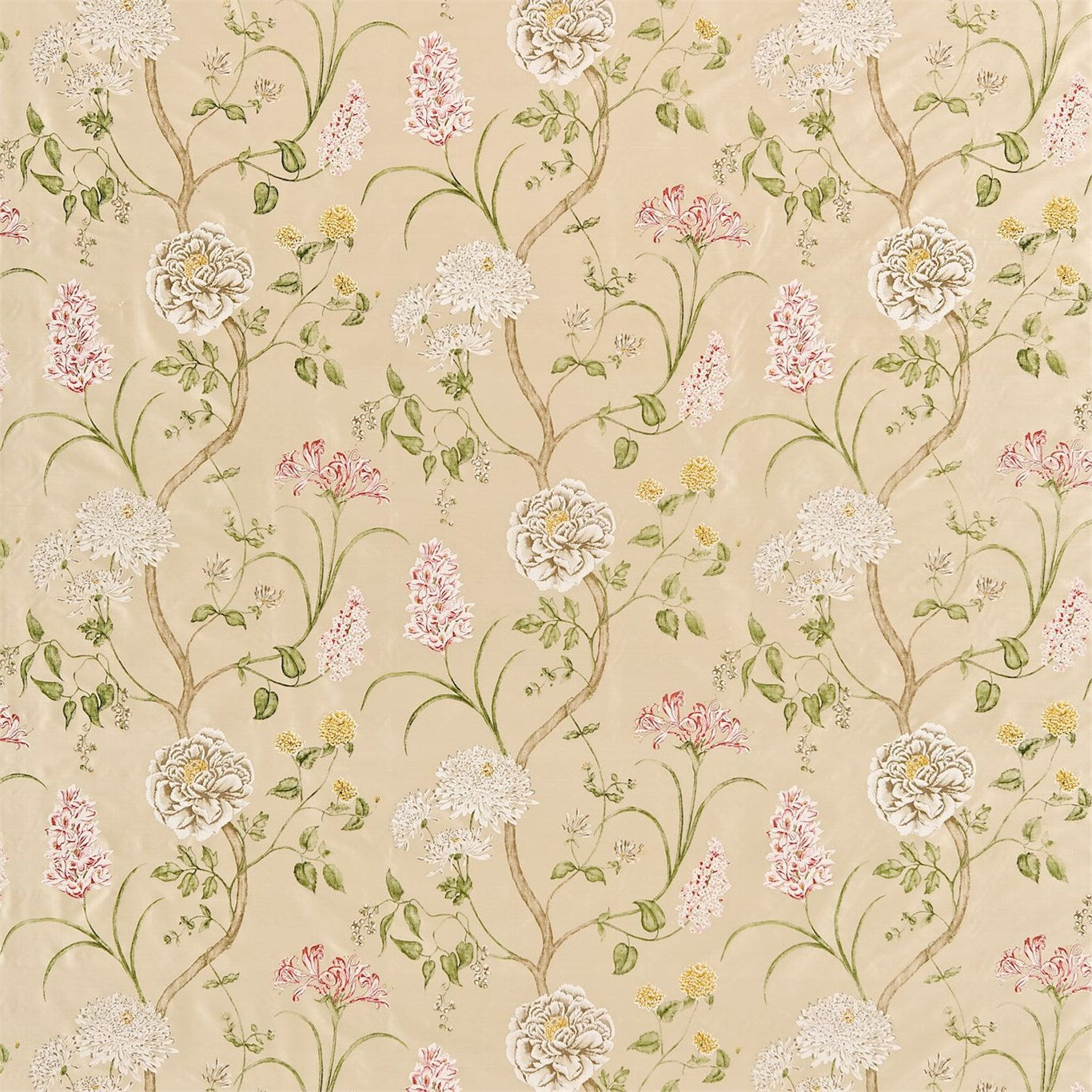 Summer Tree Silk Fabric by Sanderson