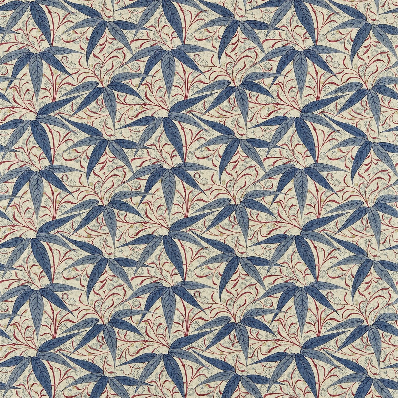 Bamboo Fabric by Morris & Co. - DARP222528 - Indigo/Woad