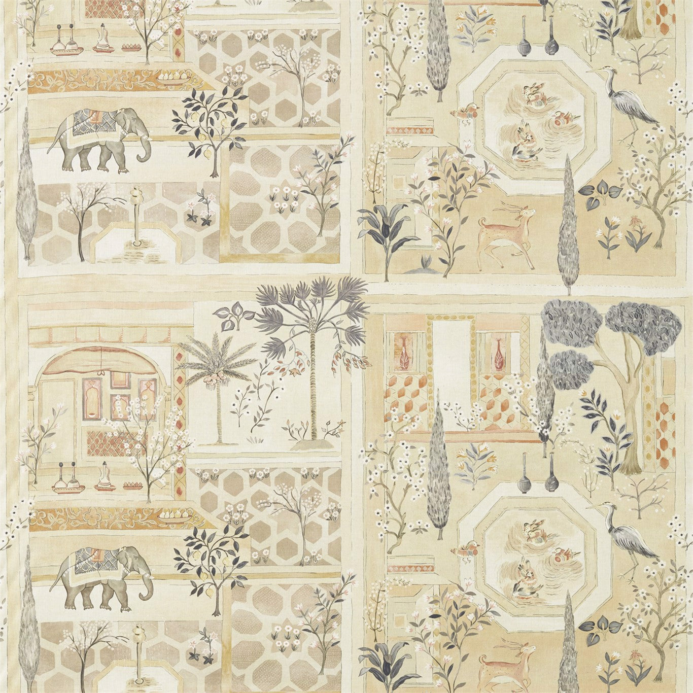 Sultans Garden Fabric by Sanderson