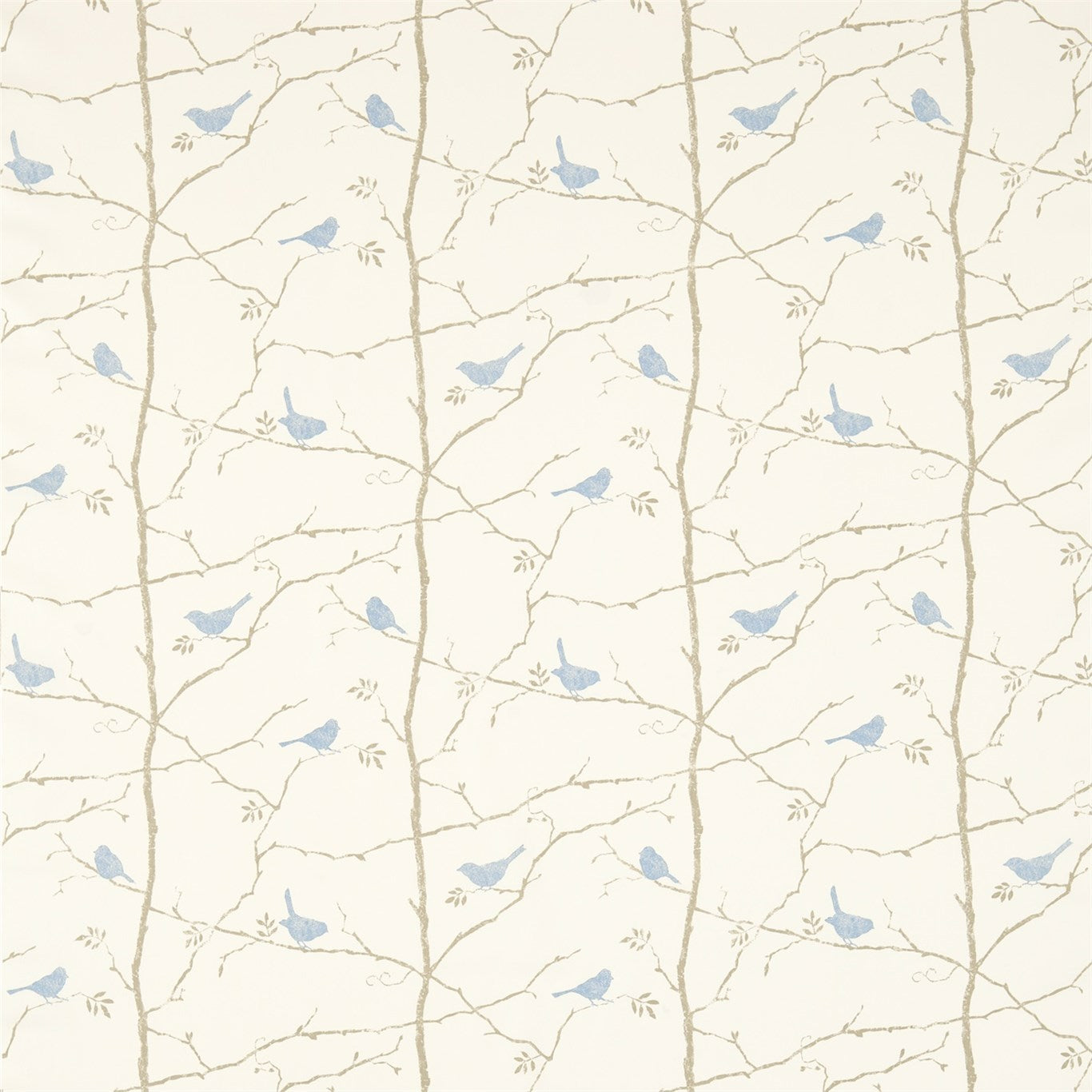 Dawn Chorus Fabric by Sanderson Home - DCHK223598 - Mineral Blue