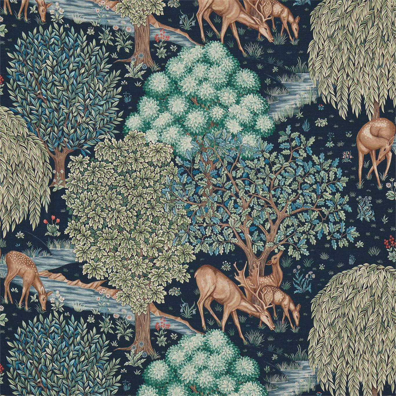 The Brook Fabric by Morris & Co.