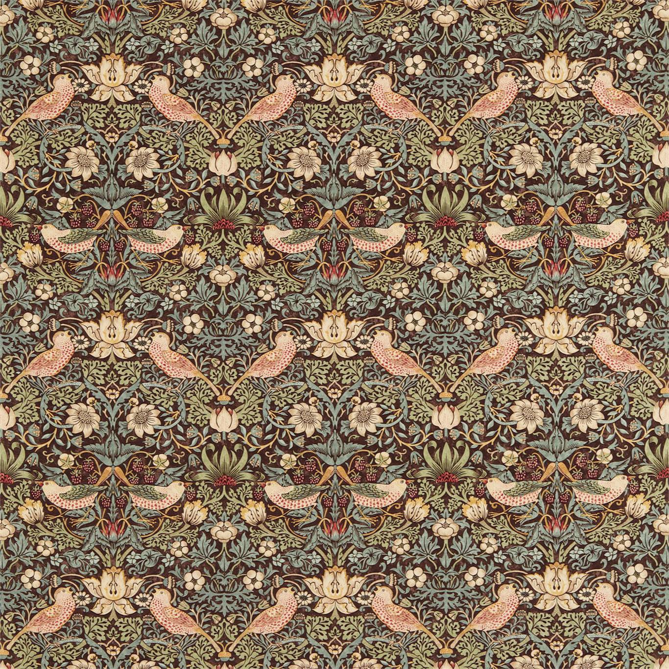 Strawberry Thief Fabric by Morris & Co.