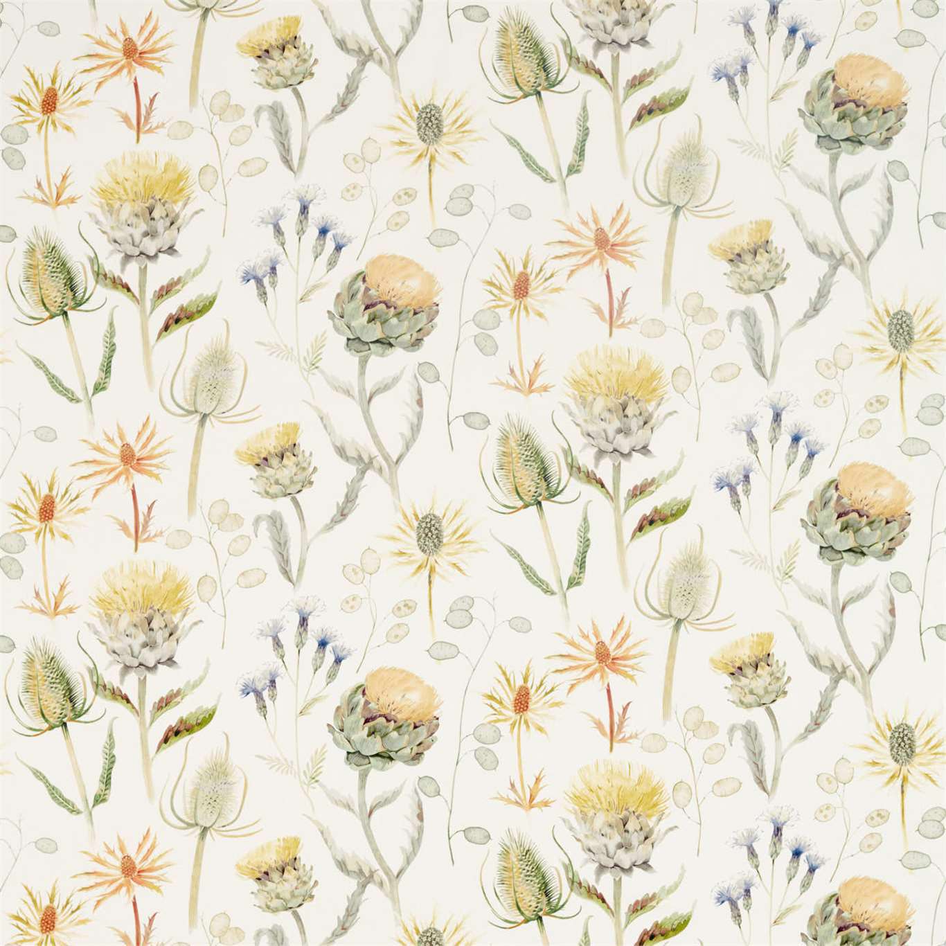 Thistle Garden Fabric by Sanderson