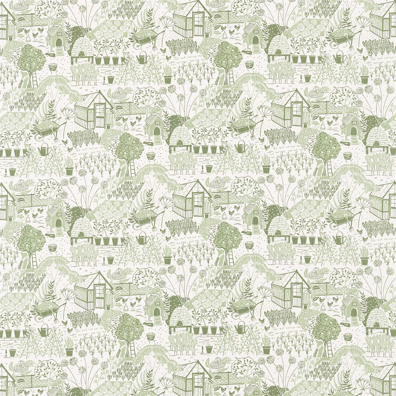 The Allotment Fabric by Sanderson Home