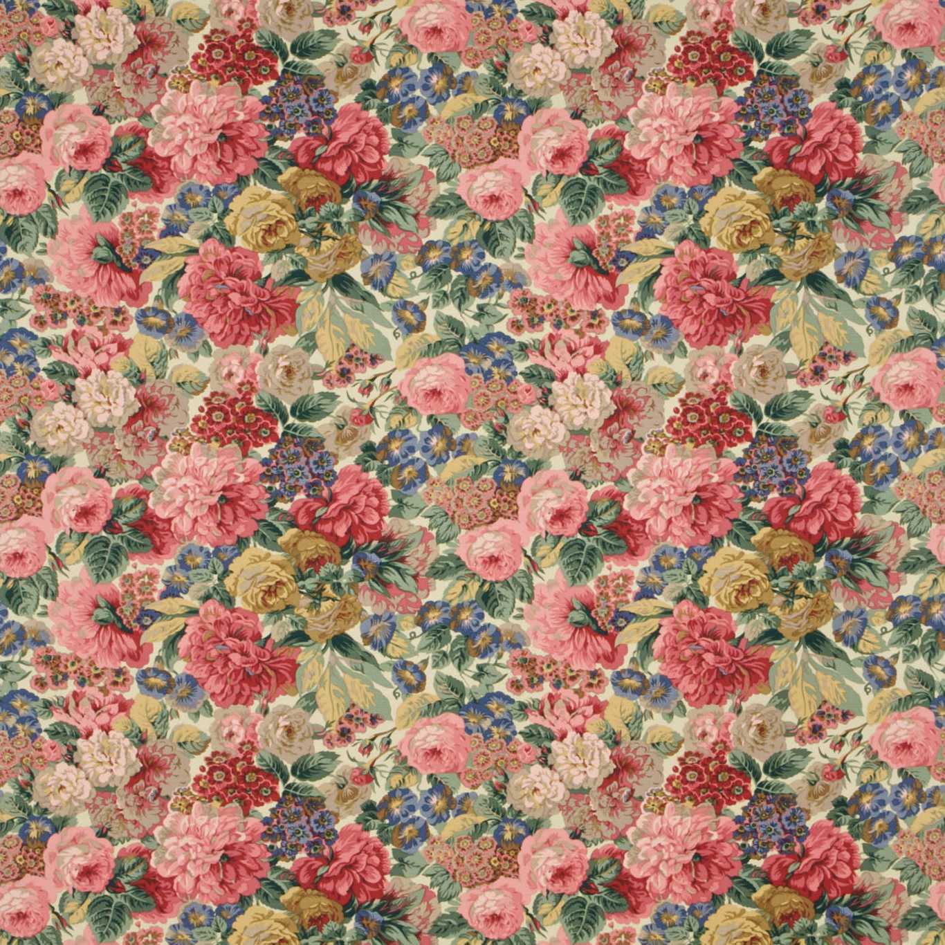 Rose & Peony Fabric by Sanderson