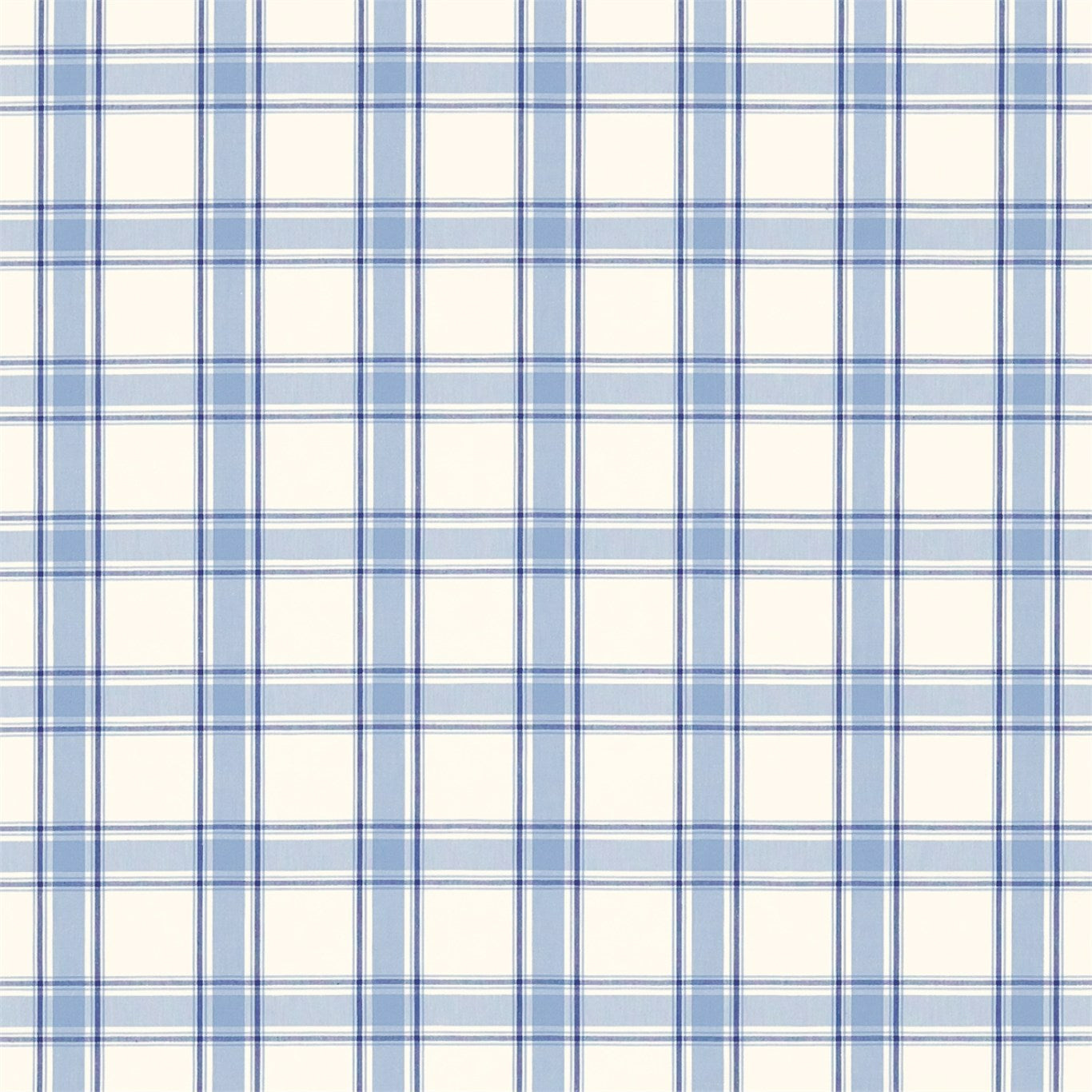 Brighton Fabric by Sanderson - DLIT234119 - Powder Blue/Ivory