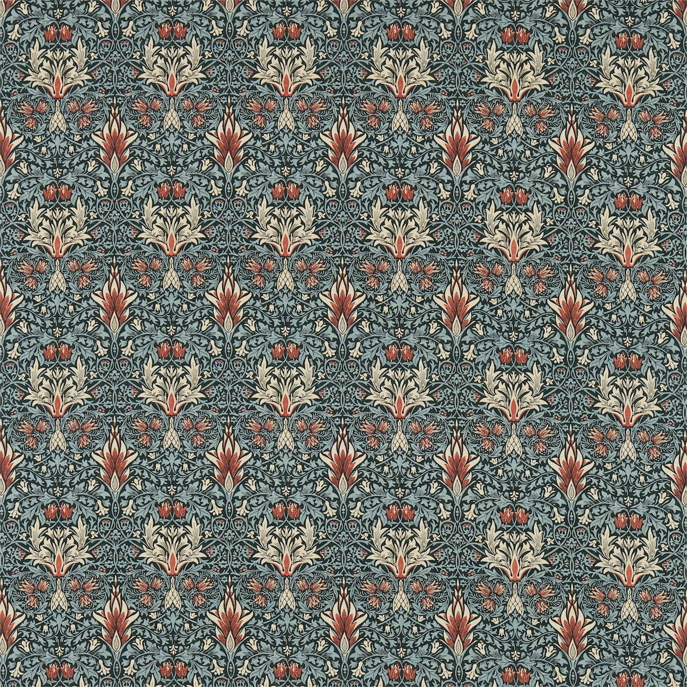 Snakeshead Fabric by Morris & Co.