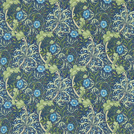 Morris Seaweed Fabric by Morris & Co.