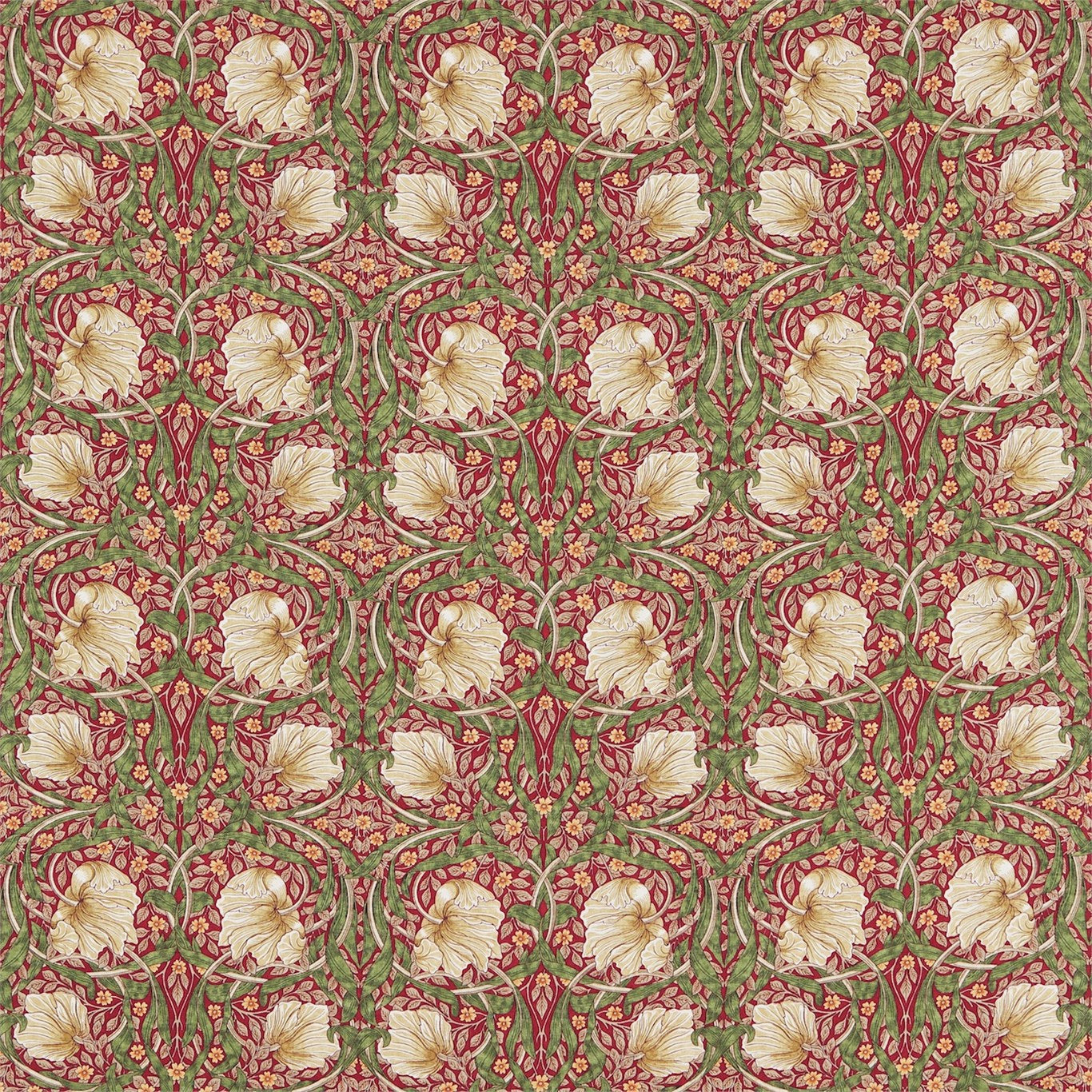 Pimpernel Fabric by Morris & Co.