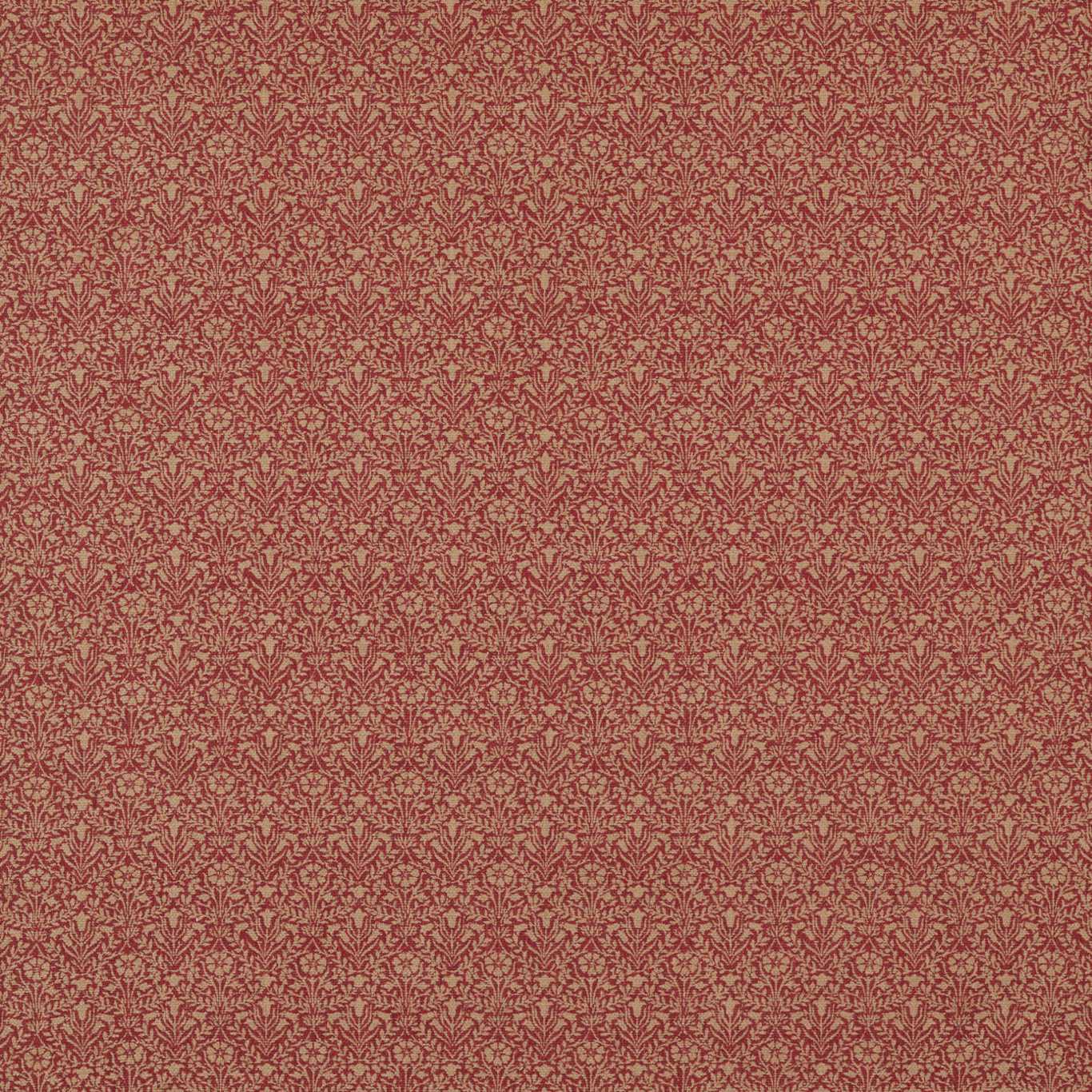 Bellflowers Weave Fabric by Morris & Co. - DM4U236527 - Russet