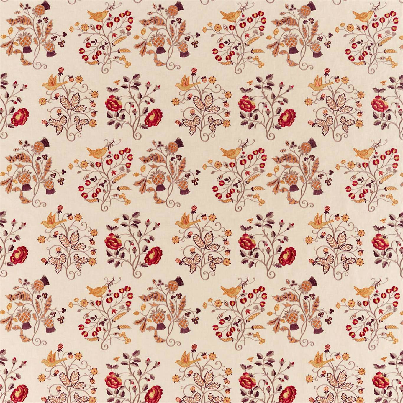 Newill Embroidery Fabric by Morris & Co.